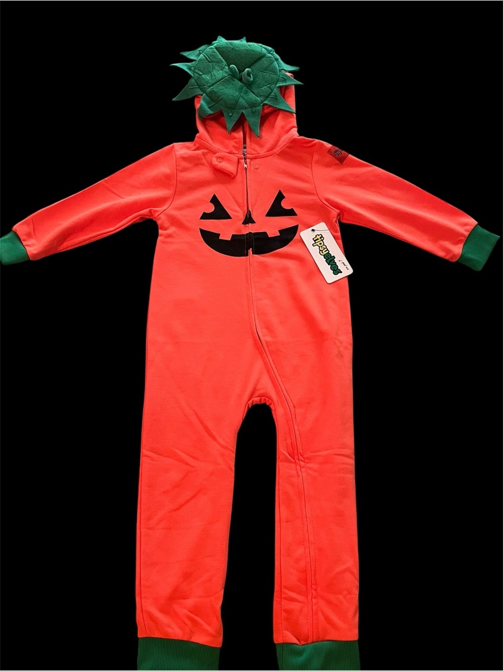 Unisex Pumpkin Halloween Costume 3T Toddler Halloween Orange Jack O Lantern